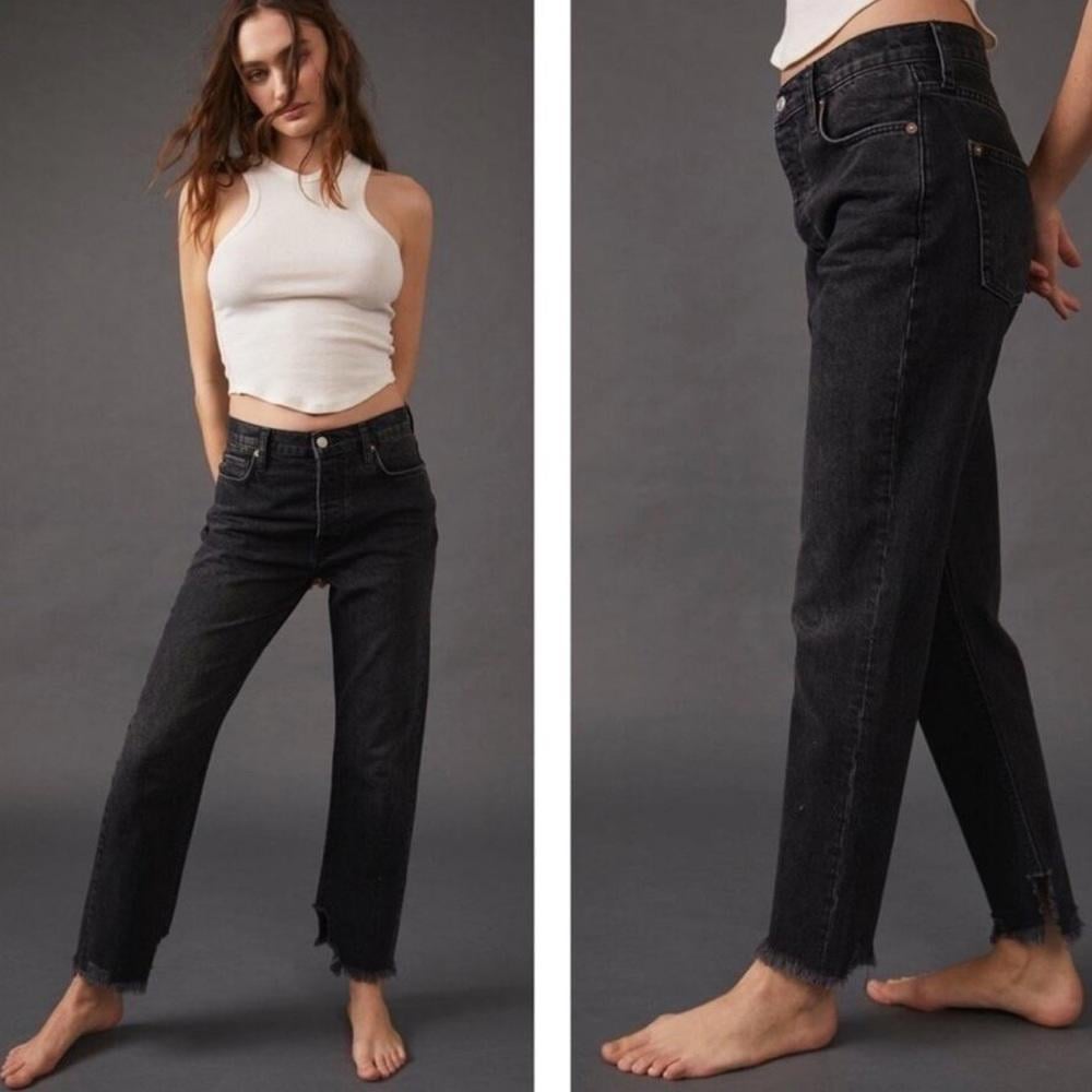 NWT Free People TAPERED BAGGY HIGH RISE BOYFRIEND FIT 31