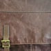 Brown Fossil Leather Laptop Courier Bag