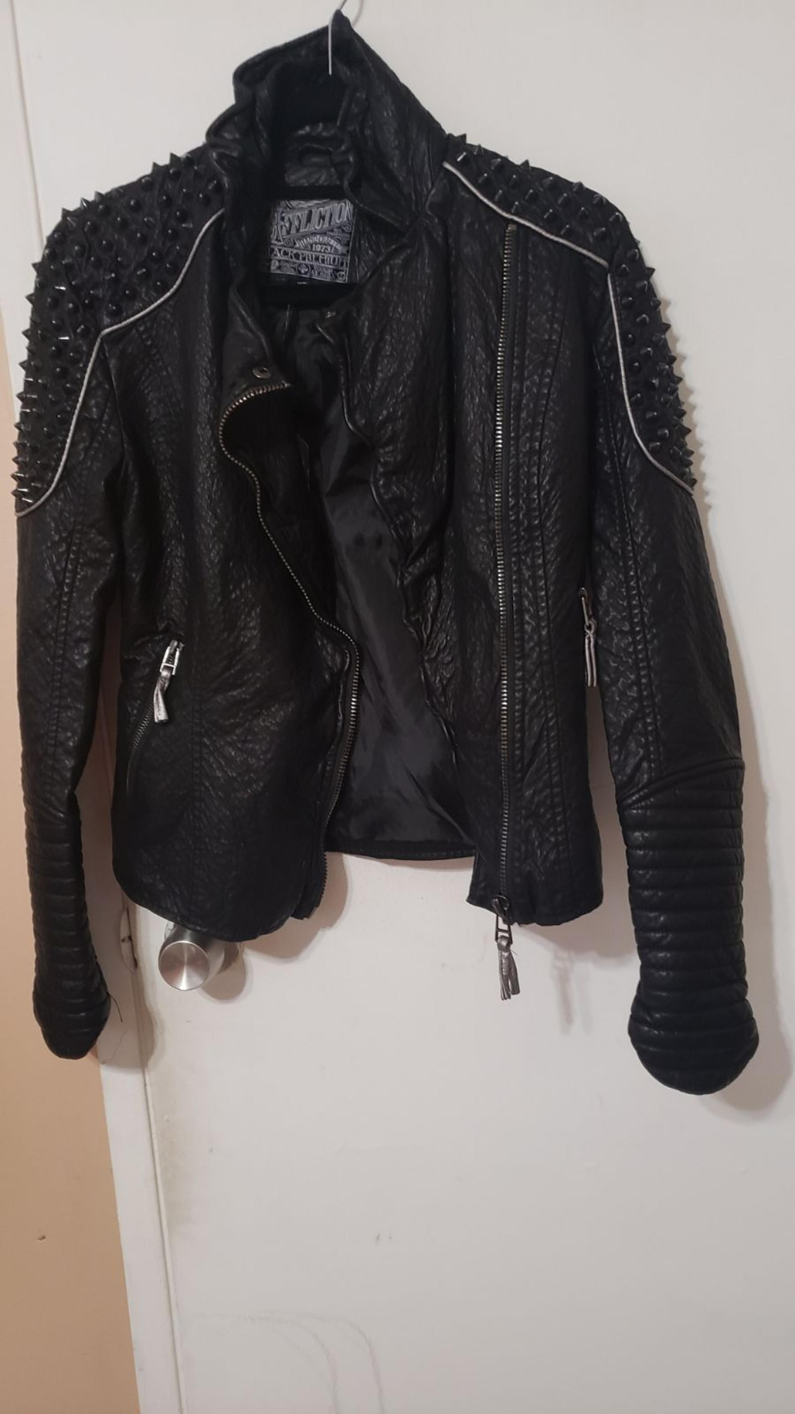 AFFILCTION Faux Leather Jacket