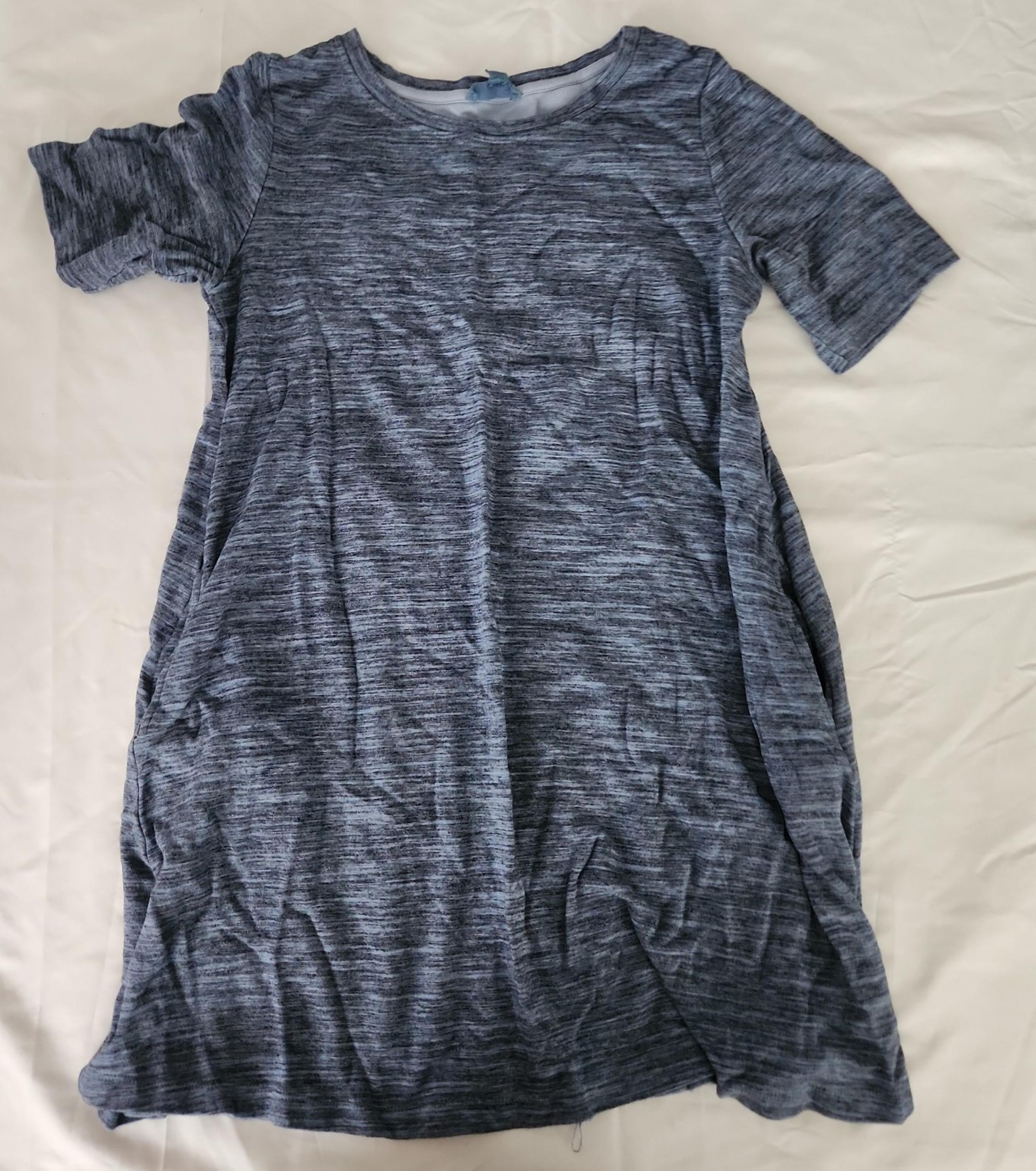 Flour blue Women's size large knee length dress #T05
