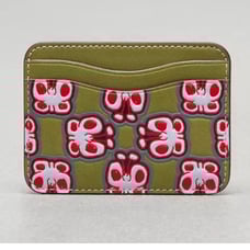 Coachtopia wavy card case with butterfly print CQ867