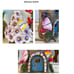 Solar Lights House Resin Crafts Outdoor Garden Courtyard Landscape Decoration