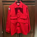 Vintage Official Boy Scouts of America Mens Red 100% Wool Jacket - M