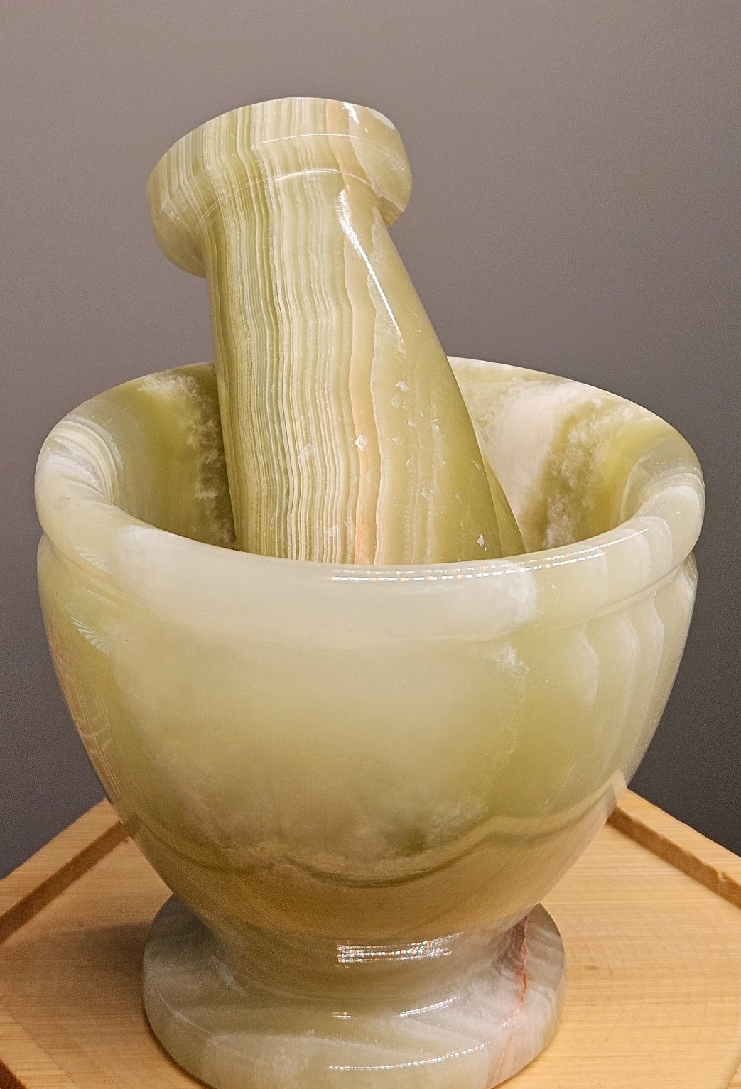Afghanistan Jade Mortar and Pestle Set