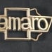 Vintage Camaro Brass Belt Buckle
