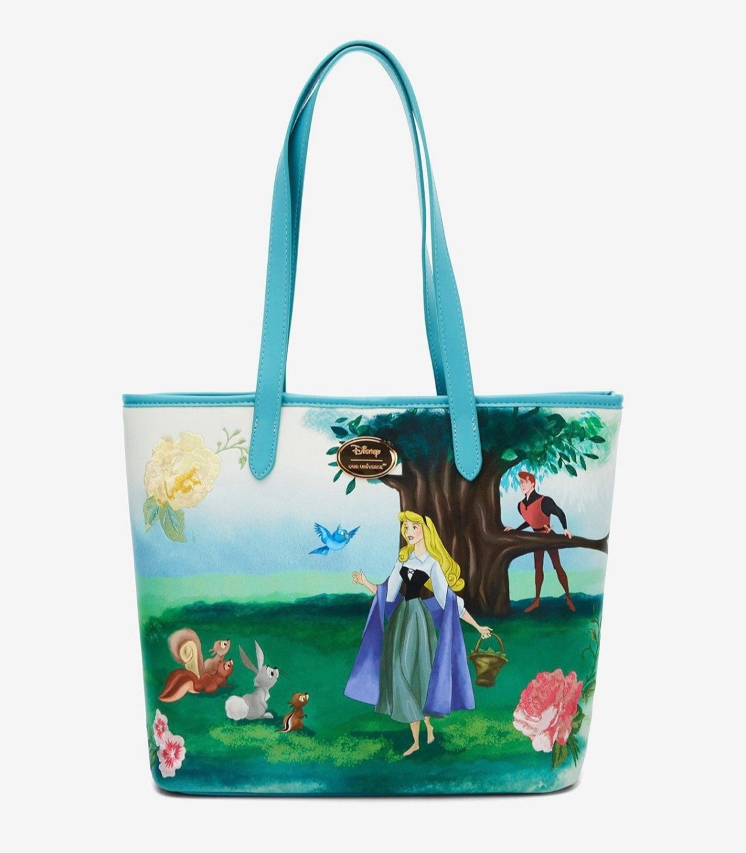 Our Universe Disney Sleeping Beauty Aurora Woods Handbag w/ Maleficent Wristlet