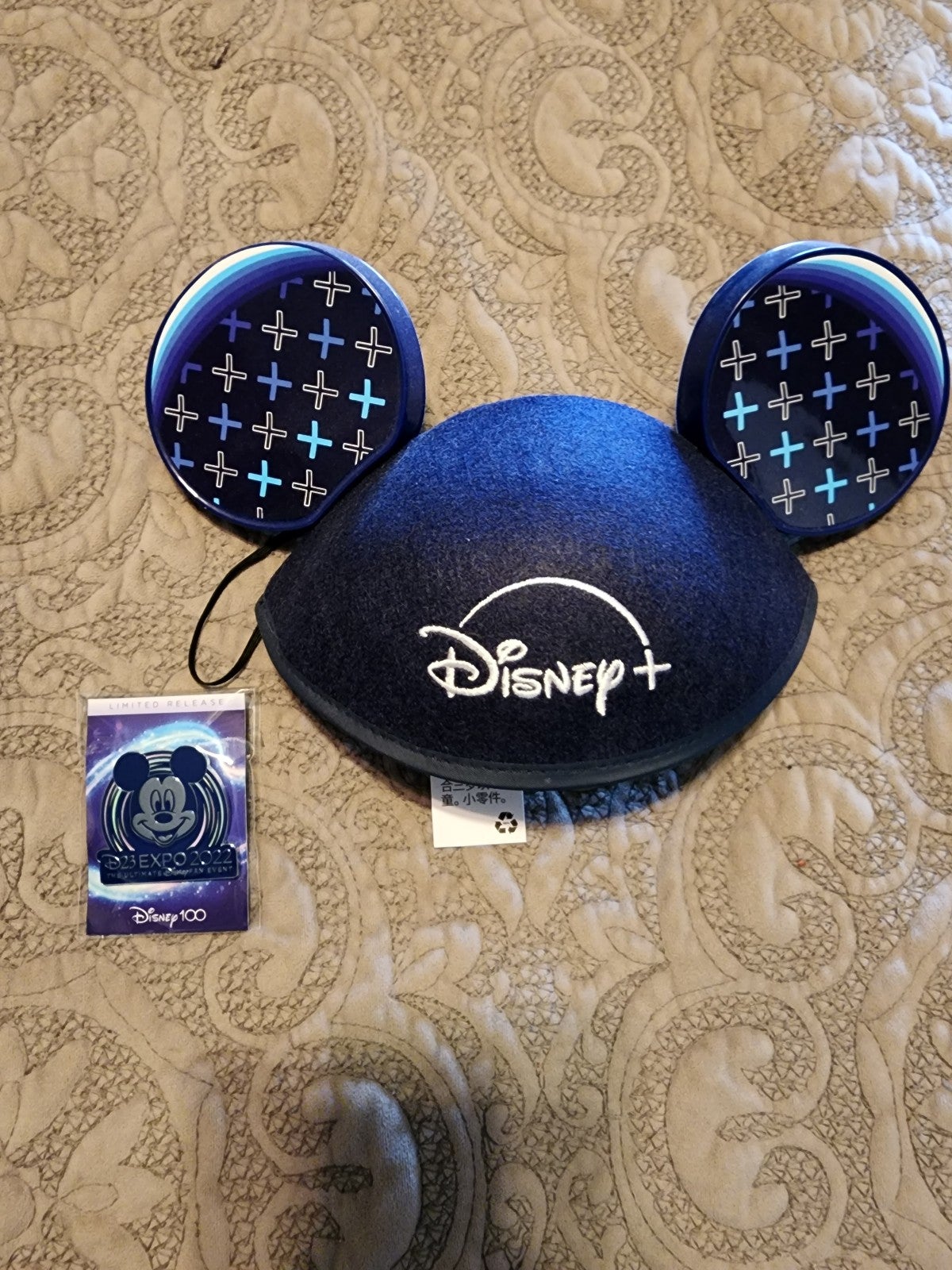 Disney D23 exclusive pin with disney plus ears