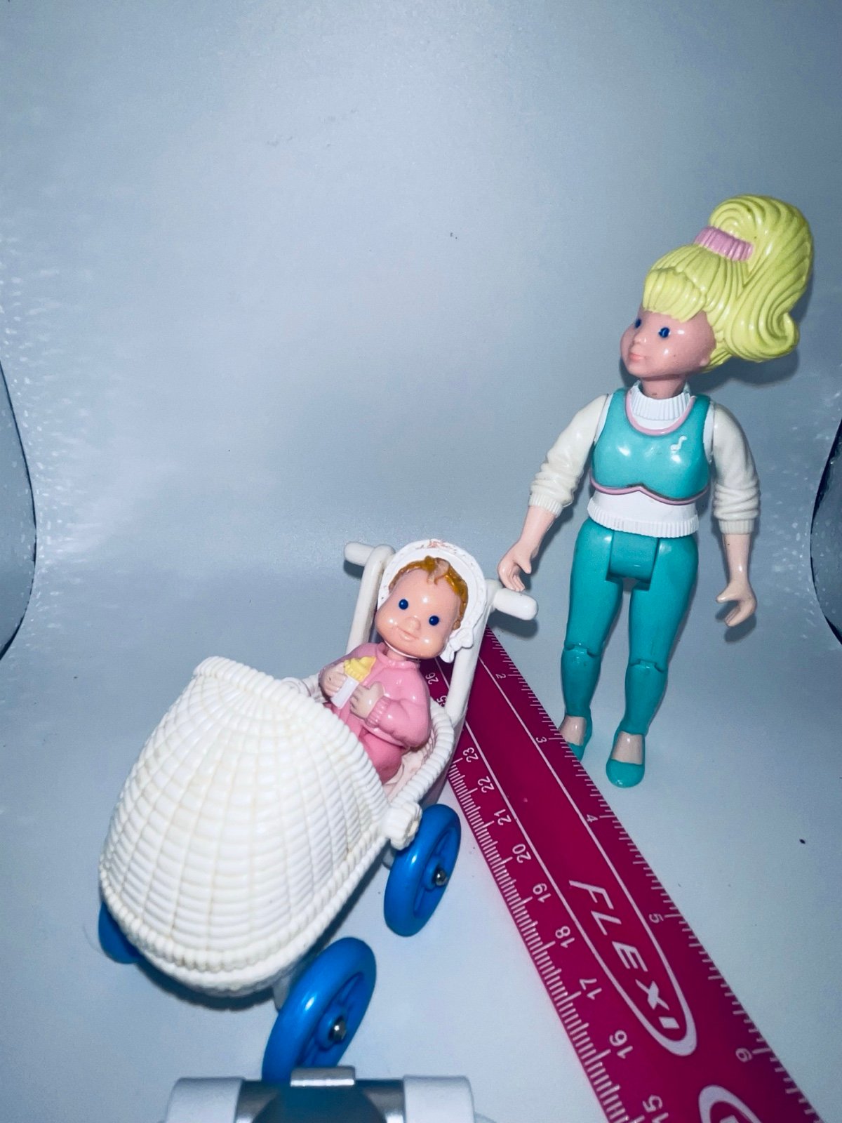 Loving family babysitter stroller & baby set dollhouse lot rolls!