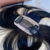 Black topoer. Human hair