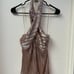 Anthropologie Shimmer V-Neck Tank