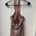 Anthropologie Shimmer V-Neck Tank
