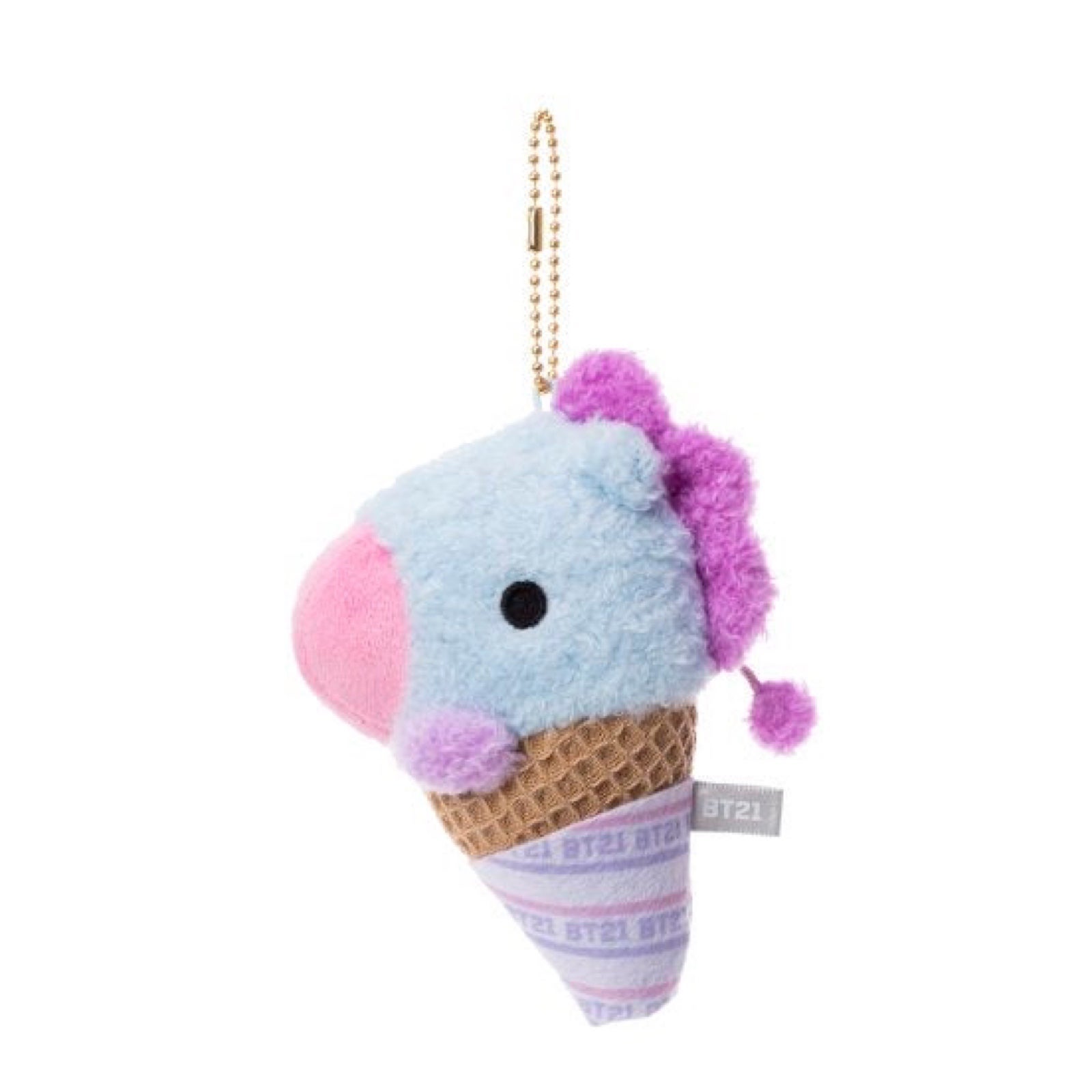 NEW BT21 Japan Baby MANG Ice Cream Mascot Keychain