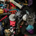 Huge lot of Action figure accessories, weapons, capes, and more