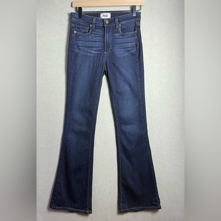 Paige Women’s High Rise Bell Canyon Flare Jeans size 25
