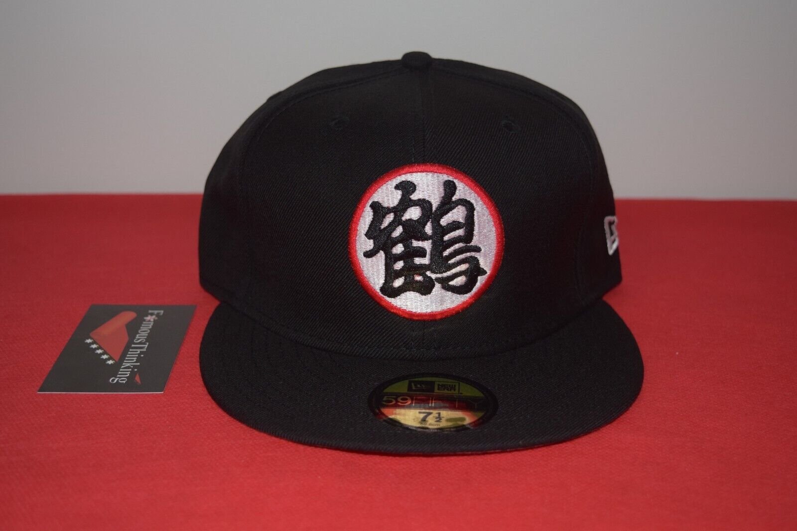 New Era Dragon Ball Z DBZ Kanji Fitted hat 59Fifty RARE Not DVD VHS Costume DC