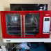 oster red kitchen appliances