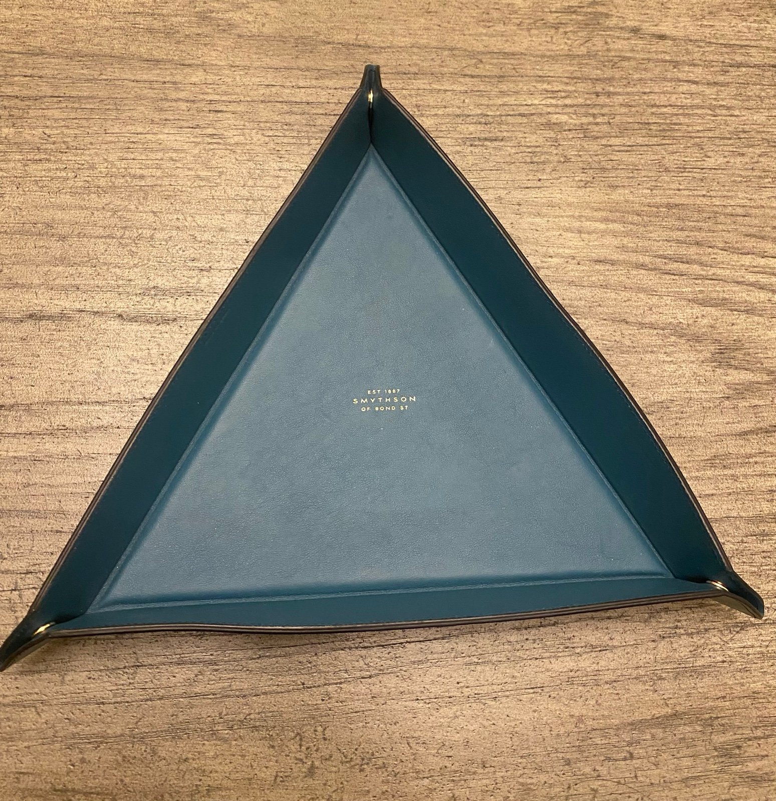 Smythson leather trinket tray