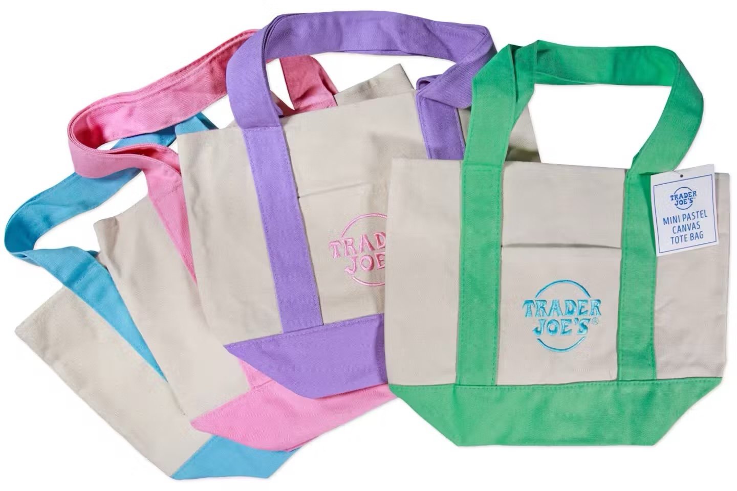 Trader’s Joe Mini Pastel Bags