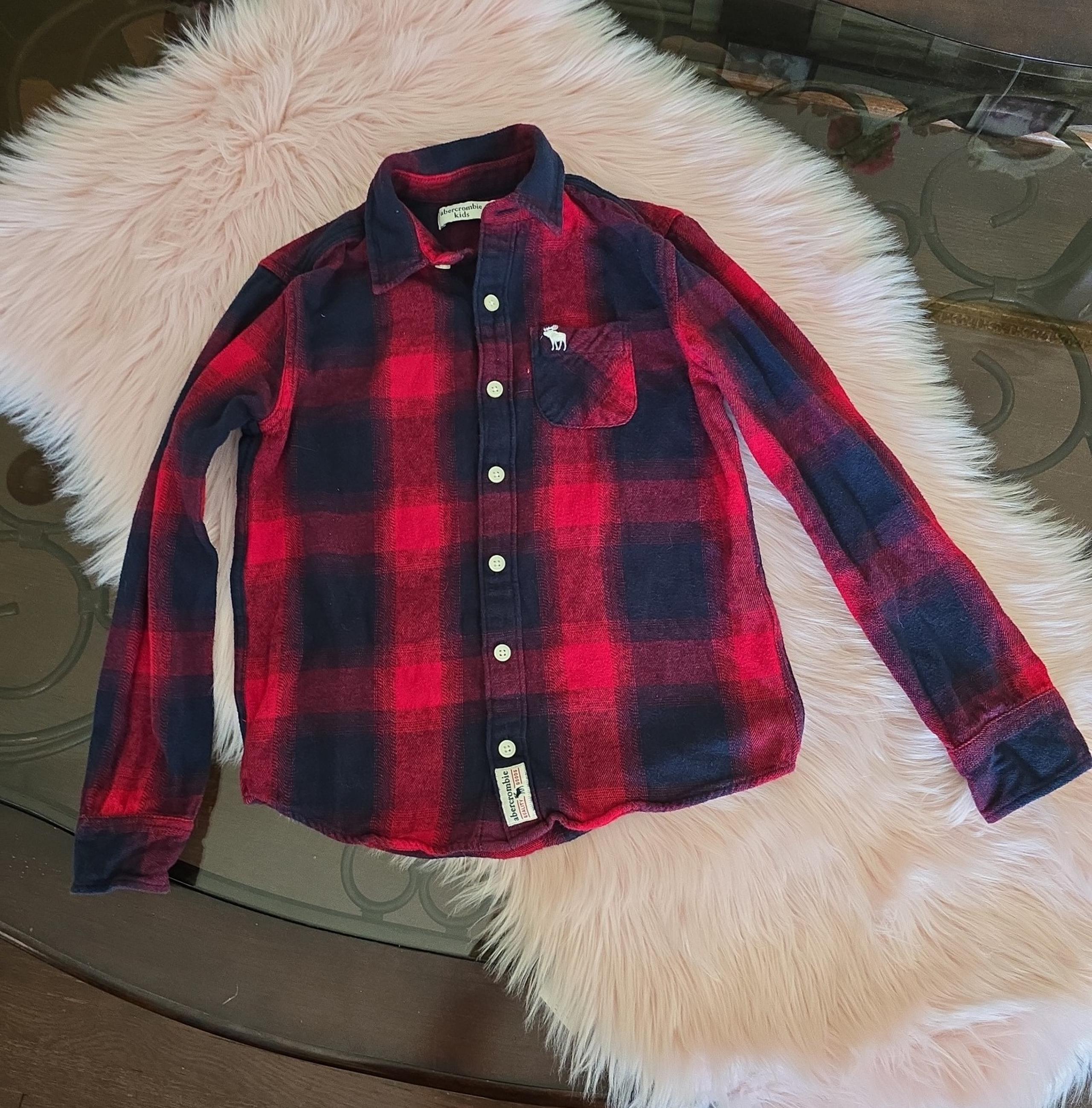 Abercrombie Kids Flannel Long Sleeve Shirt