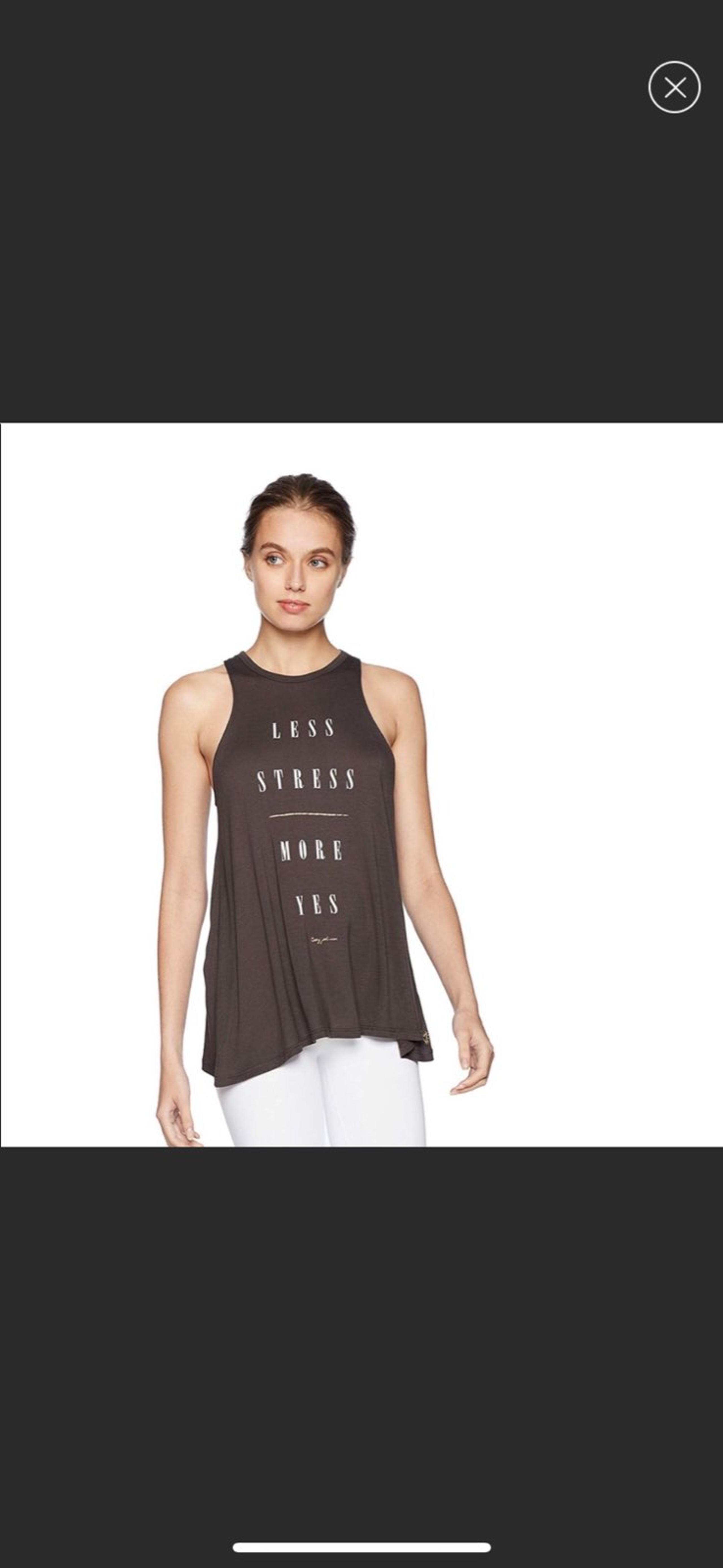 betsety johnson less stress active tank