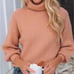 Vici Ready Set Snow Turtleneck Knit Sweater Blush NEW