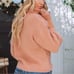 Vici Ready Set Snow Turtleneck Knit Sweater Blush NEW