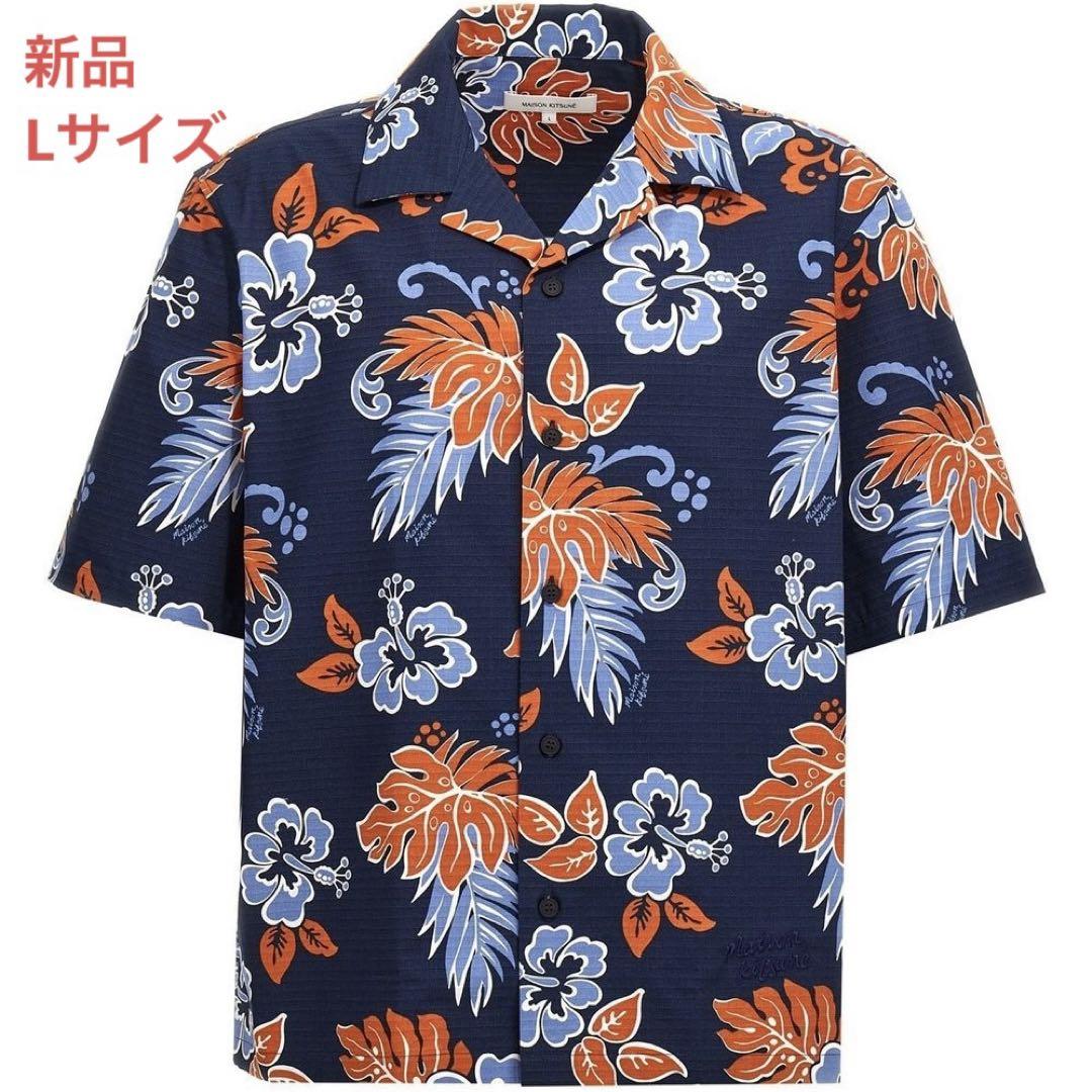【New】Maison Kitsune RESORT SHIRT Size L