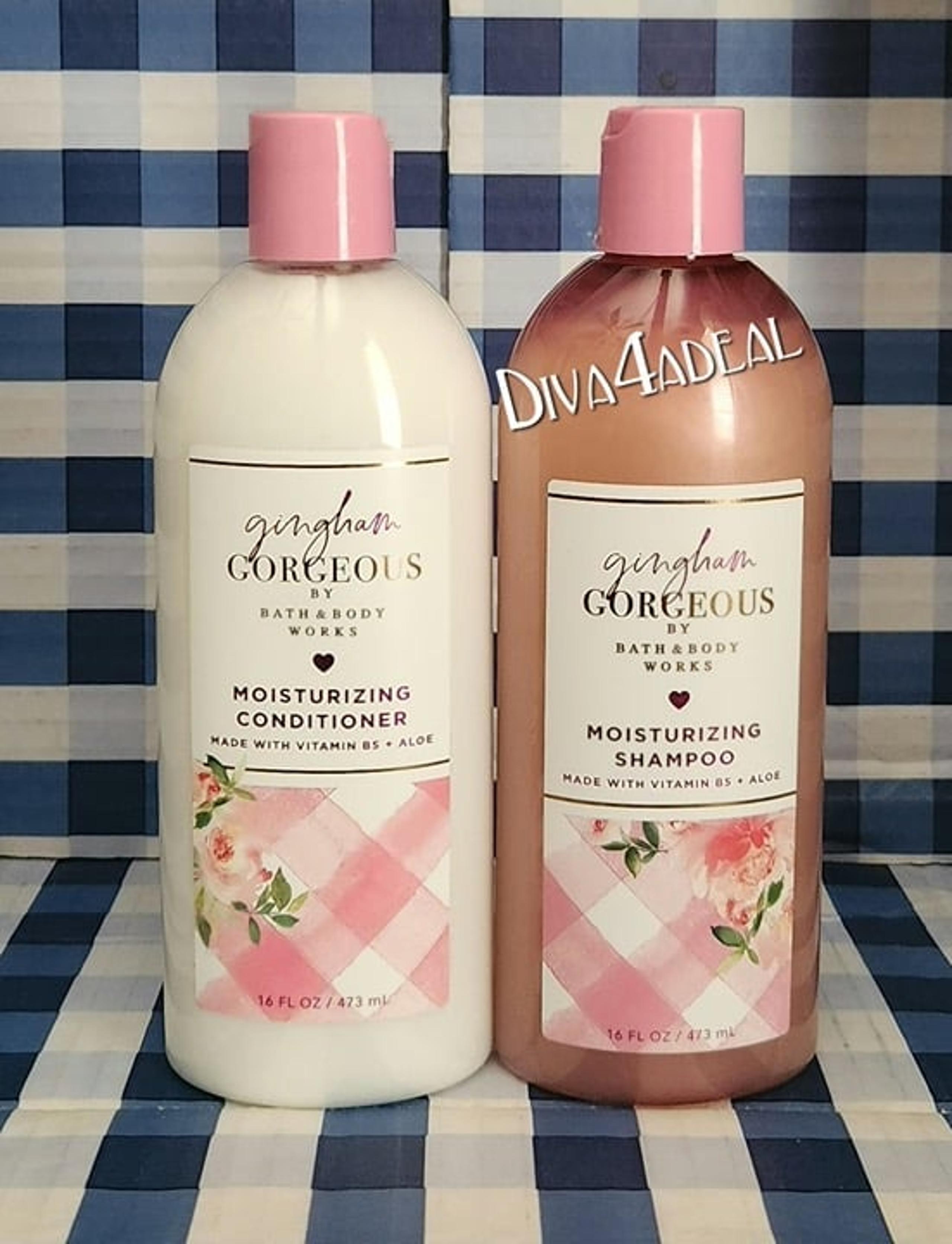 Bath & Body Works GINGHAM GORGEOUS 16 OZ Shampoo & Conditioner Set