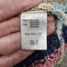 Elan Crochet Sweater Womens Sz S Metallic Hodded Hippie Boho Open Front Cardigan