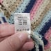 Elan Crochet Sweater Womens Sz S Metallic Hodded Hippie Boho Open Front Cardigan