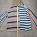 Elan Crochet Sweater Womens Sz S Metallic Hodded Hippie Boho Open Front Cardigan
