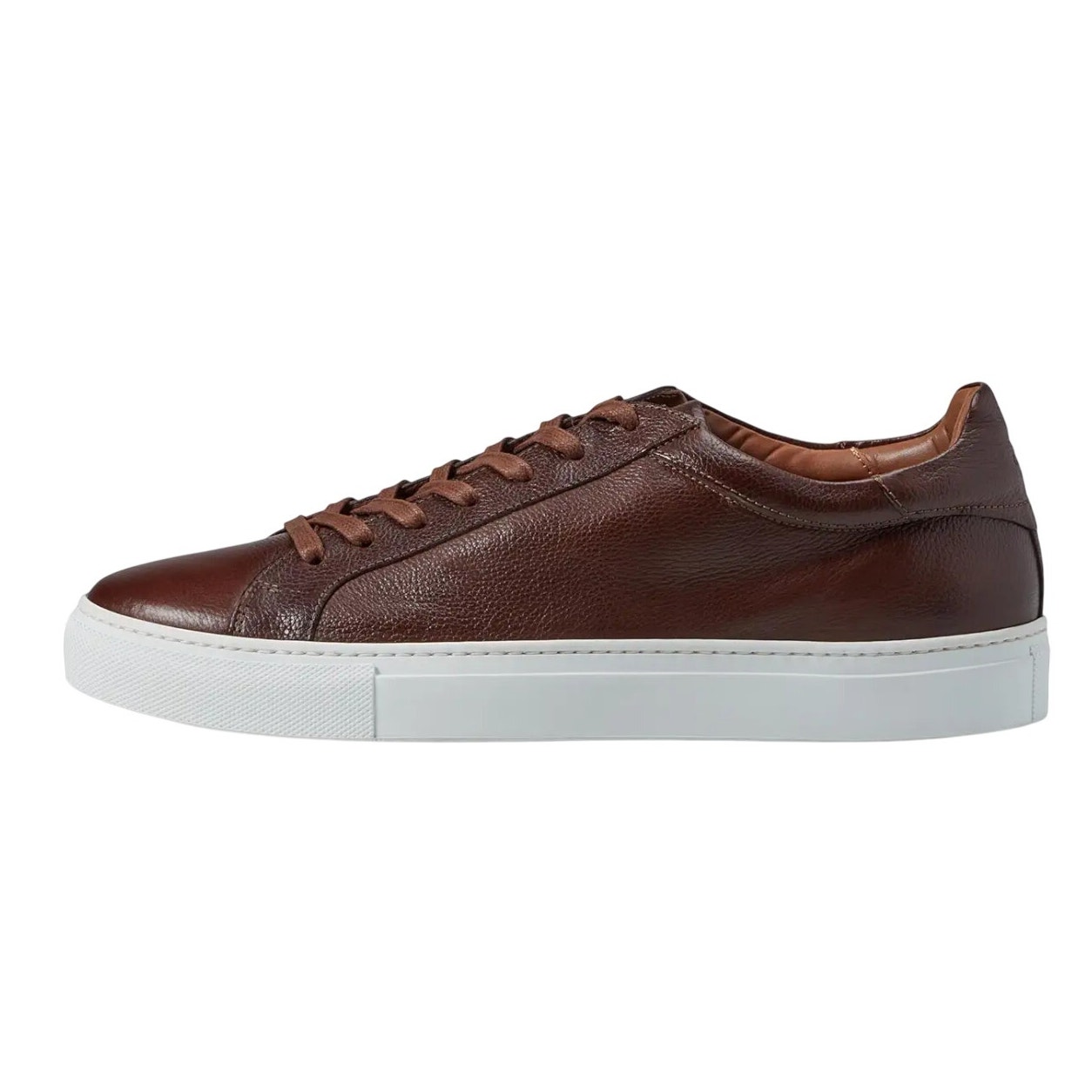 JOHNSTON & MURPHY Mens Jake Lace To Toe Sneaker US 12 EU 46 Brown Leather NIB