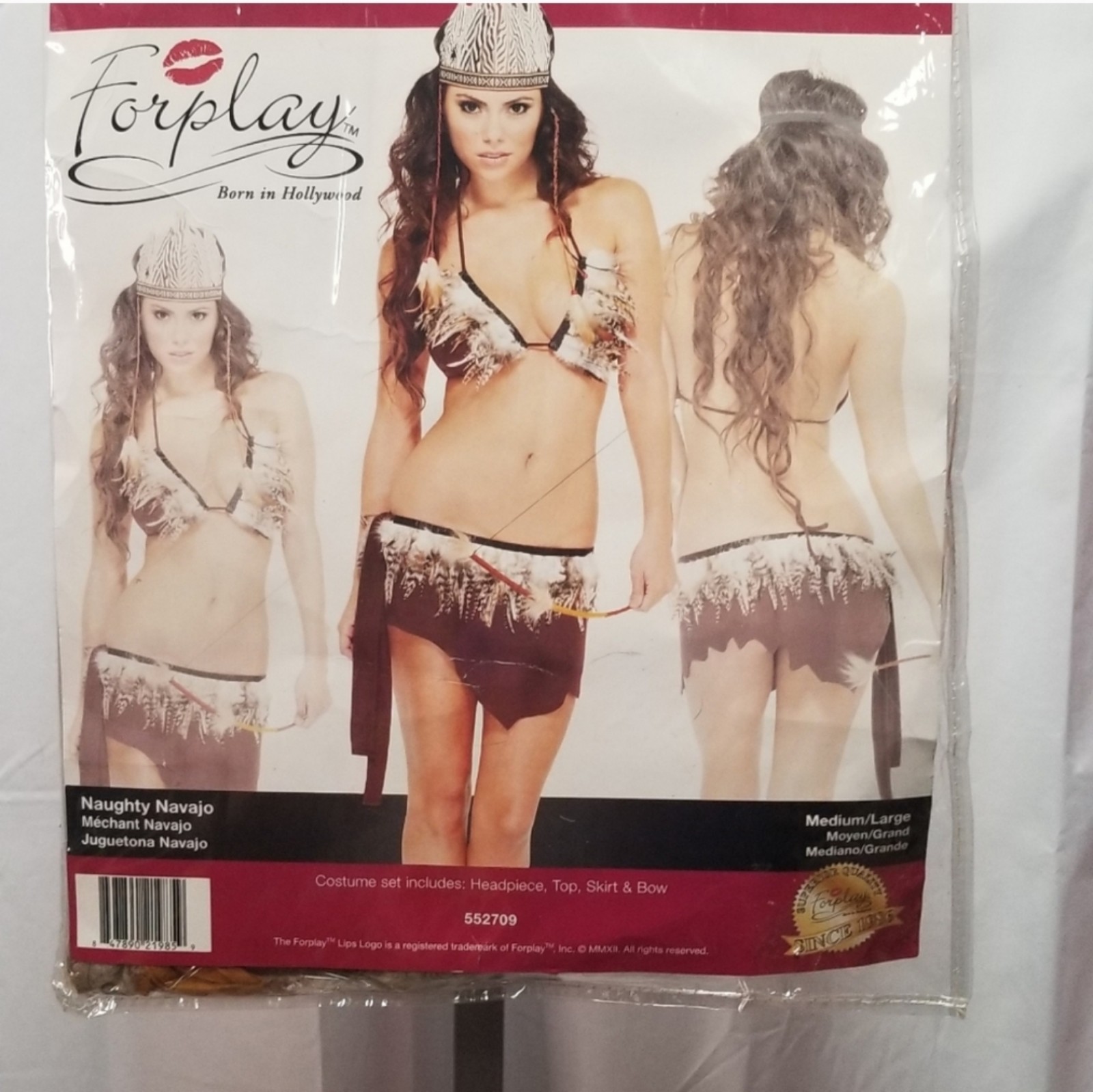 Forplay naughty navajo costume m/l