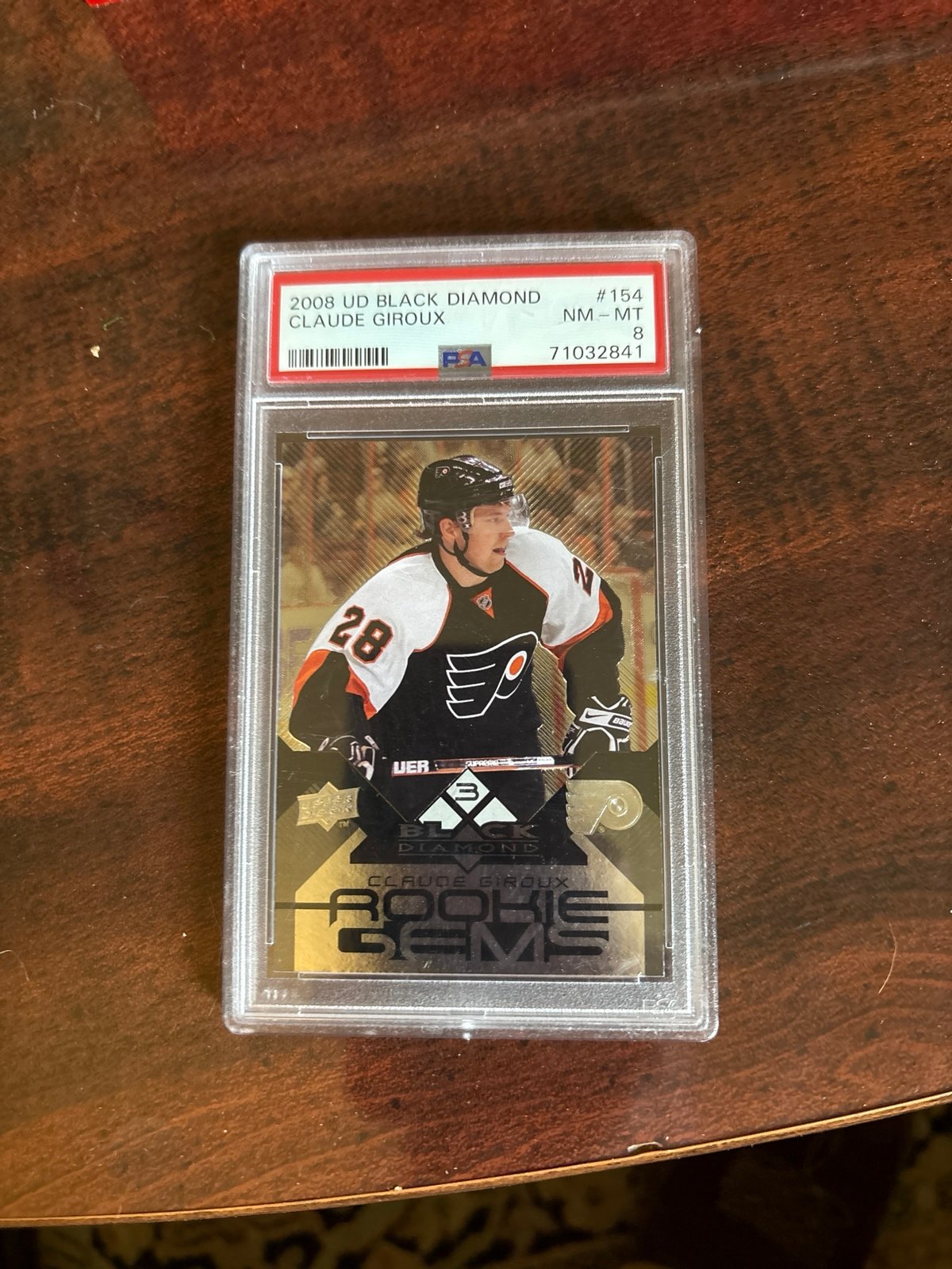 PSA graded rookie hockey claud giroux