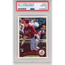 Graded 2011 Topps Update Paul Goldschmidt #US47 Rookie Card PSA 10
