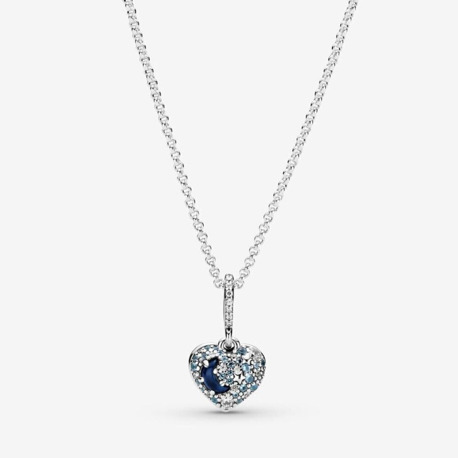 Pandora Blue Moon and Stars Necklace