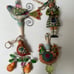 Vintage Jim Shore Enesco Heartwood Creek Twelve 12 days Of Christmas Ornaments