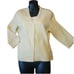 Ralph Lauren Cable Knit Sweater Set Cardigan Tank Top Light Butter Yellow Medium