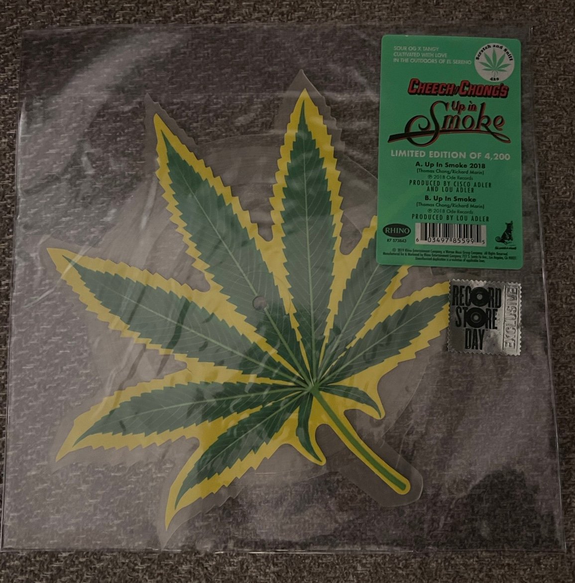 Cheech & Chong “Up in Smoke” RSD (Scratch & Sniff) Limited Edition Vinyl Record
