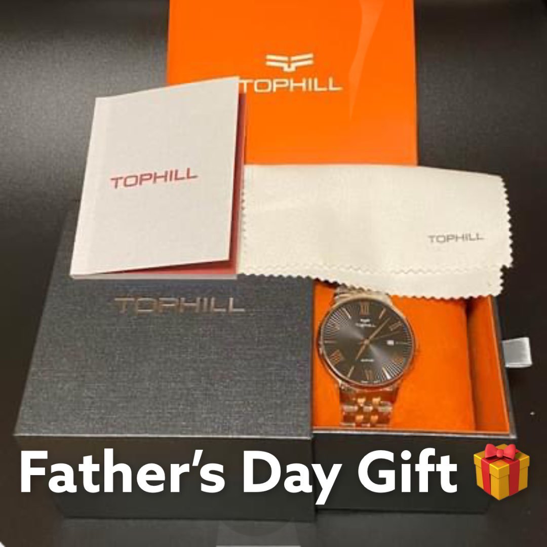 Stainless Steel Swiss Watch Gift-Set Men