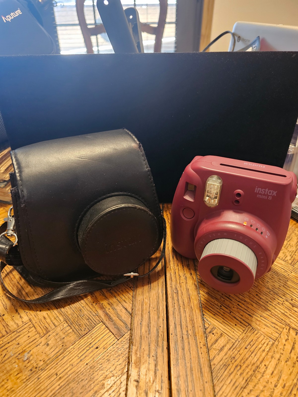 Fujifilm Instax Mini 8 Instant Film Camera - Maroon