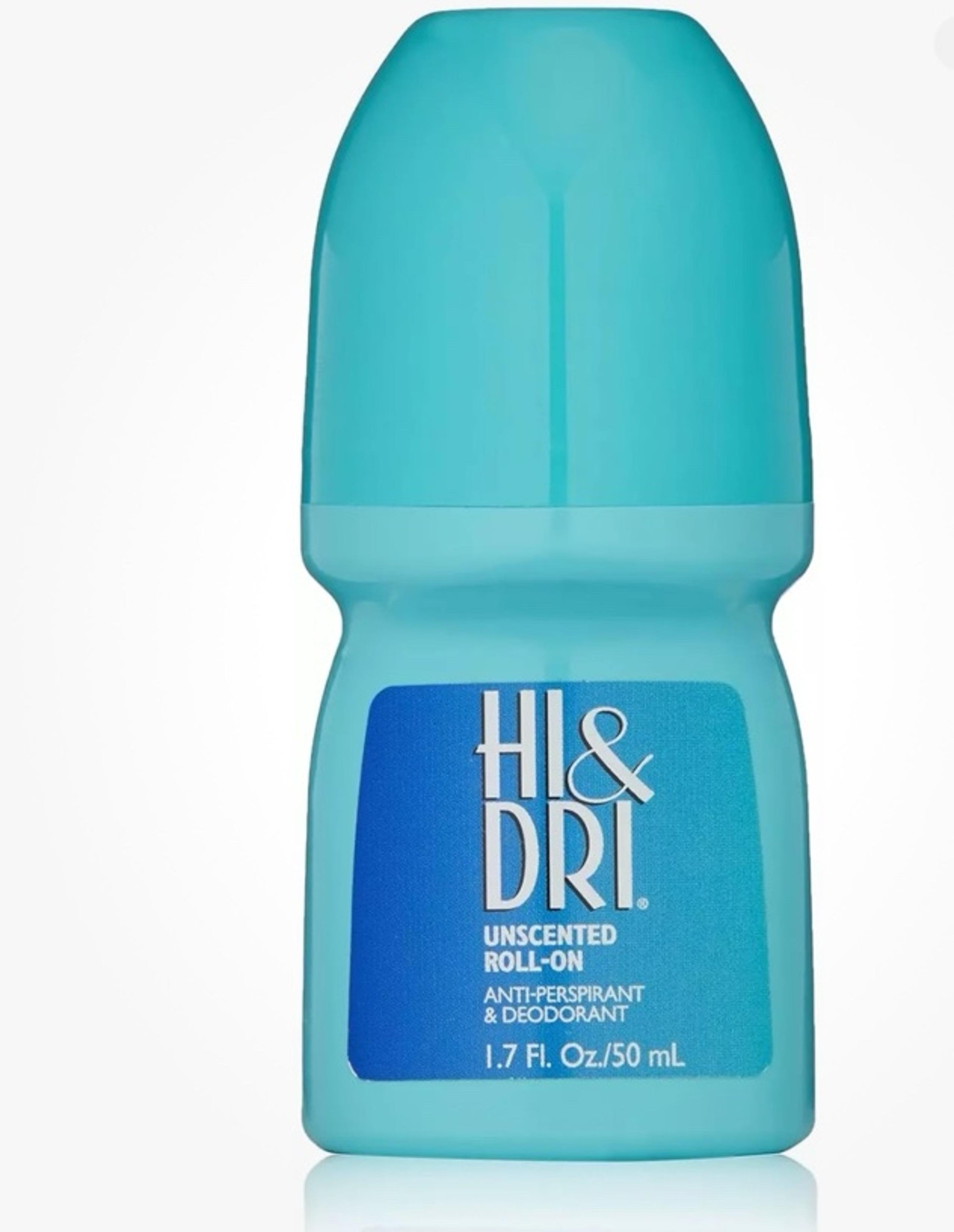 Revlon Hi & Dri Roll-On Anti-Perspirant & Deodorant Unscented 1.7 fl oz 3 Pack
