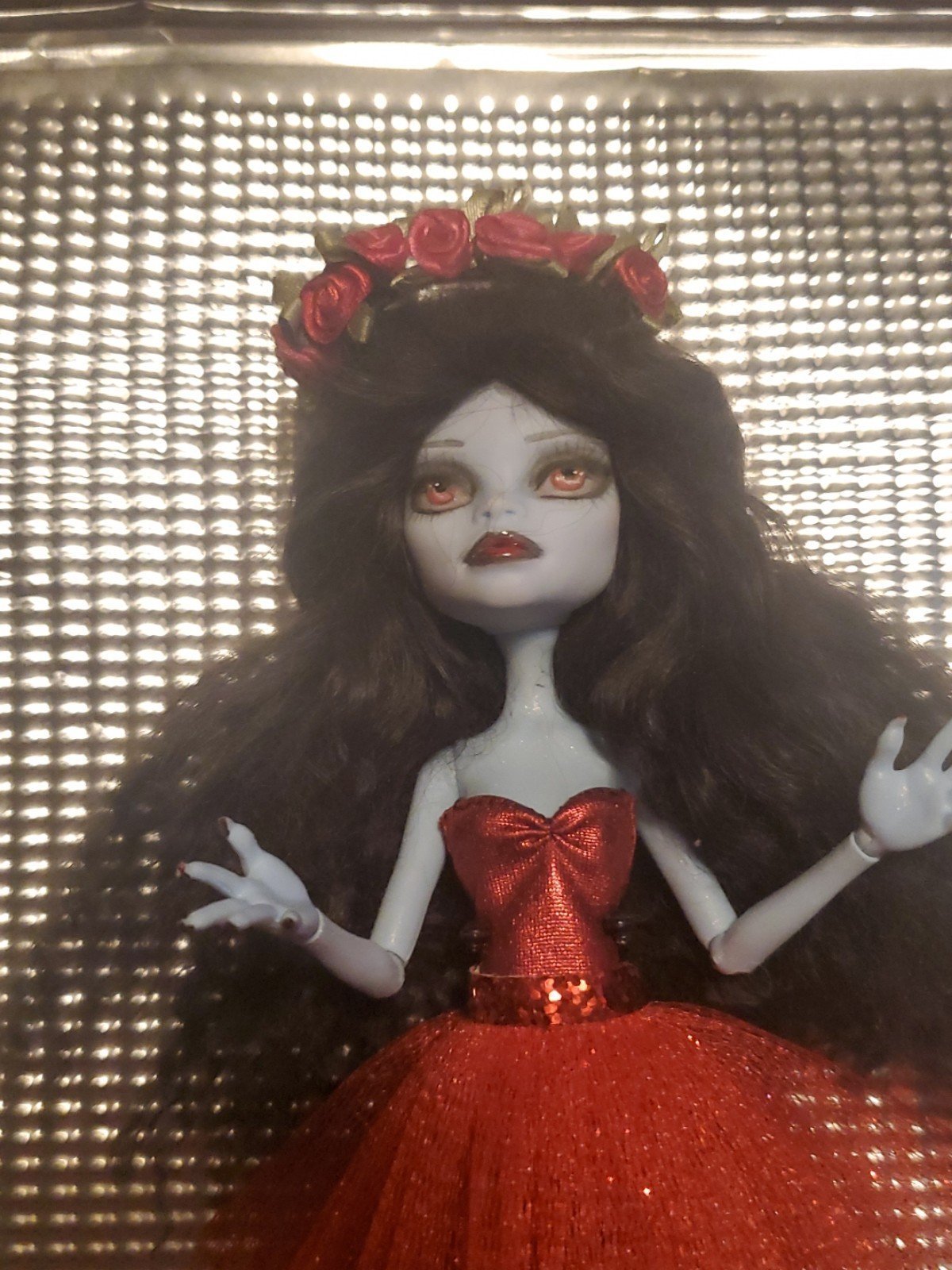 Ooak custom Monster High g1 abbey goth ballerina doll