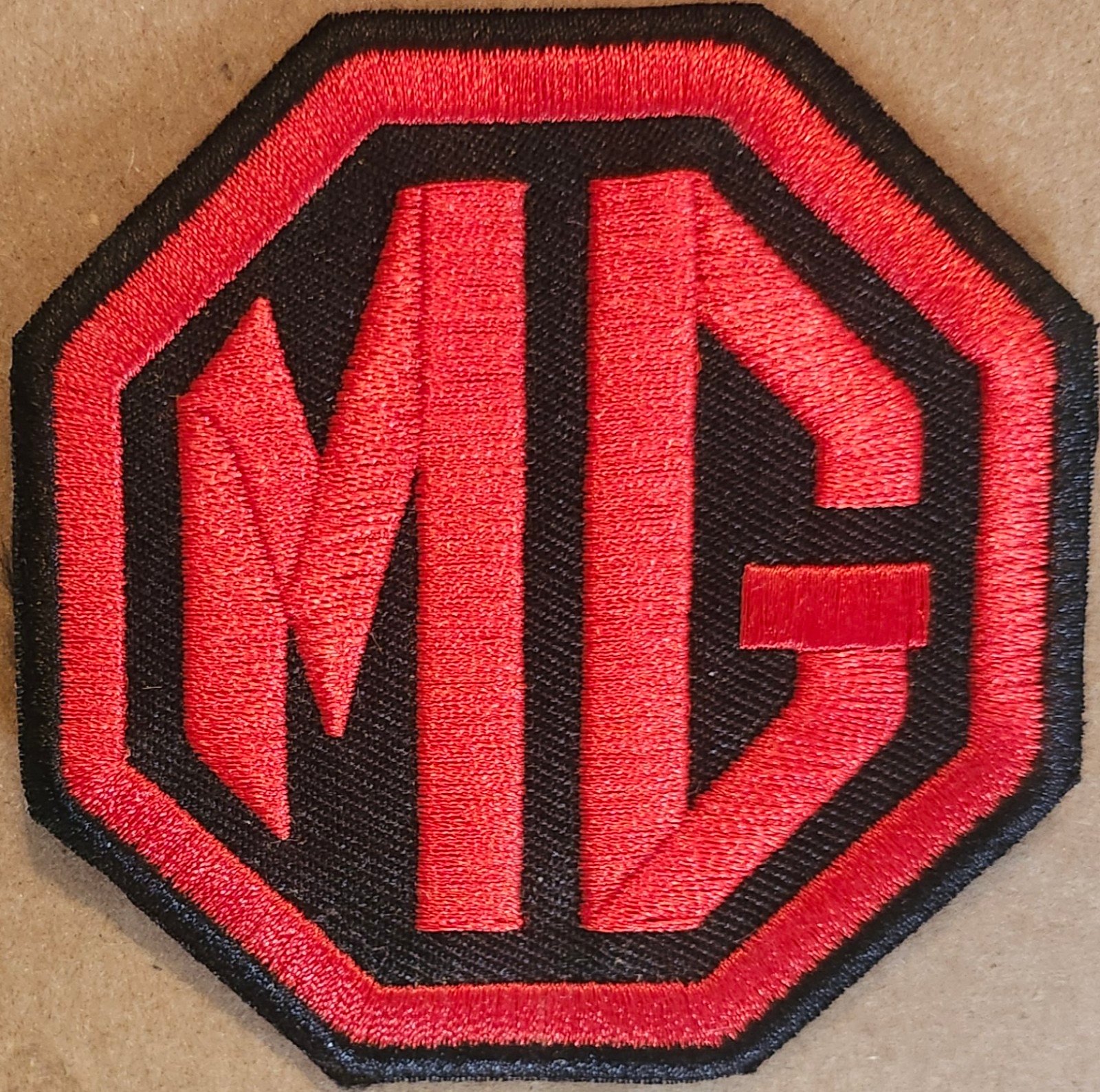 MG embroidered Iron on patch 6 ct. automotive