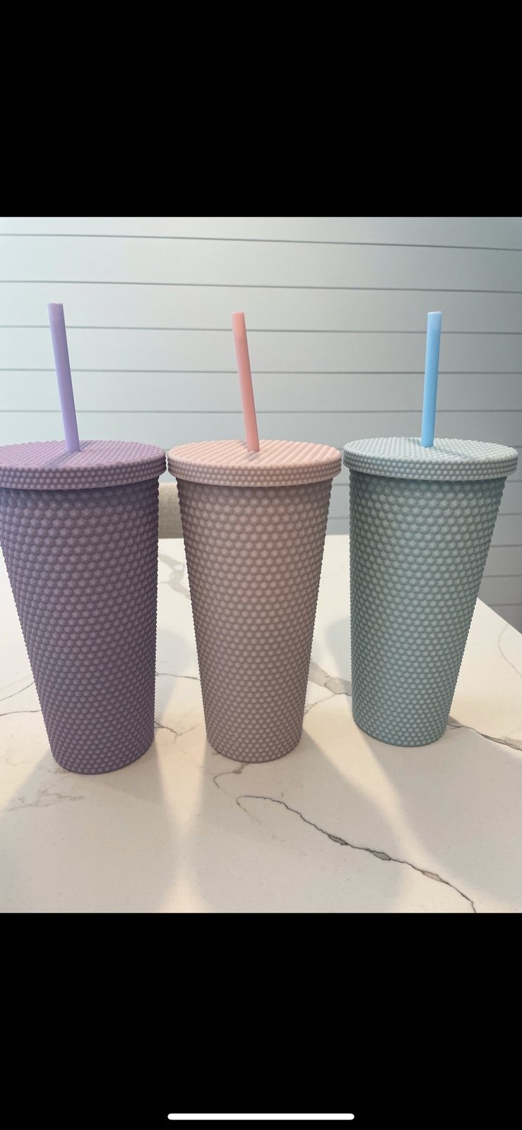 Studded Tumblers Not Starbucks set of 3