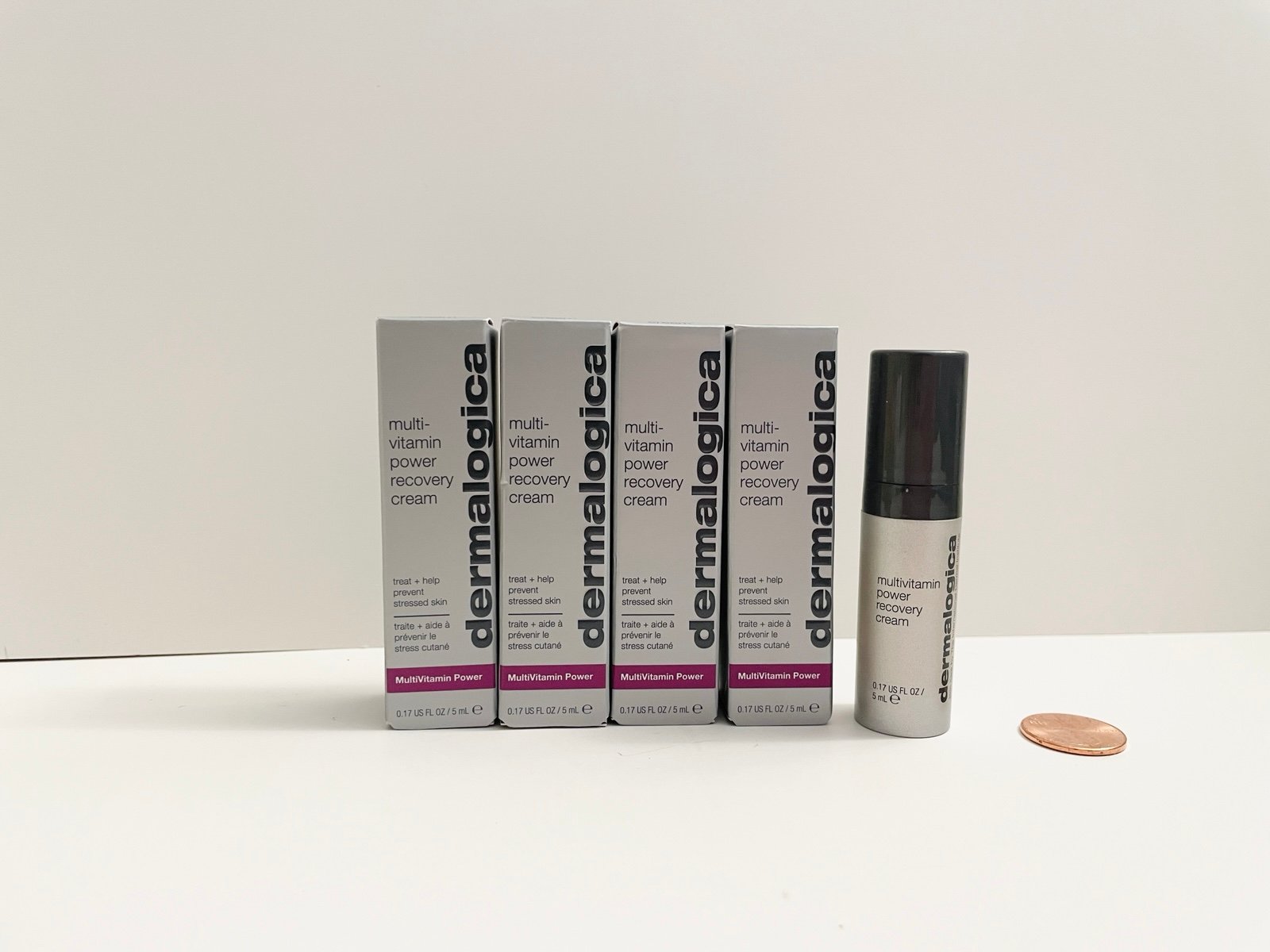 4 Dermalogica Multivitamin Power Recovery Cream 0.17 fl oz 5 mL Travel Size Mini