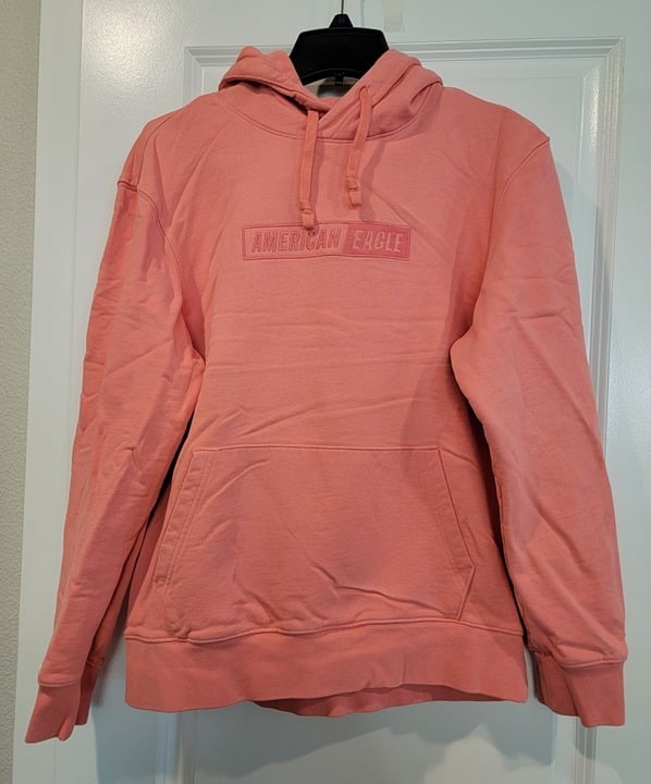 *Size S* AE American Eagle Coral/Pink Hoodie UNISEX - BRAND NEW! LAST ONE
