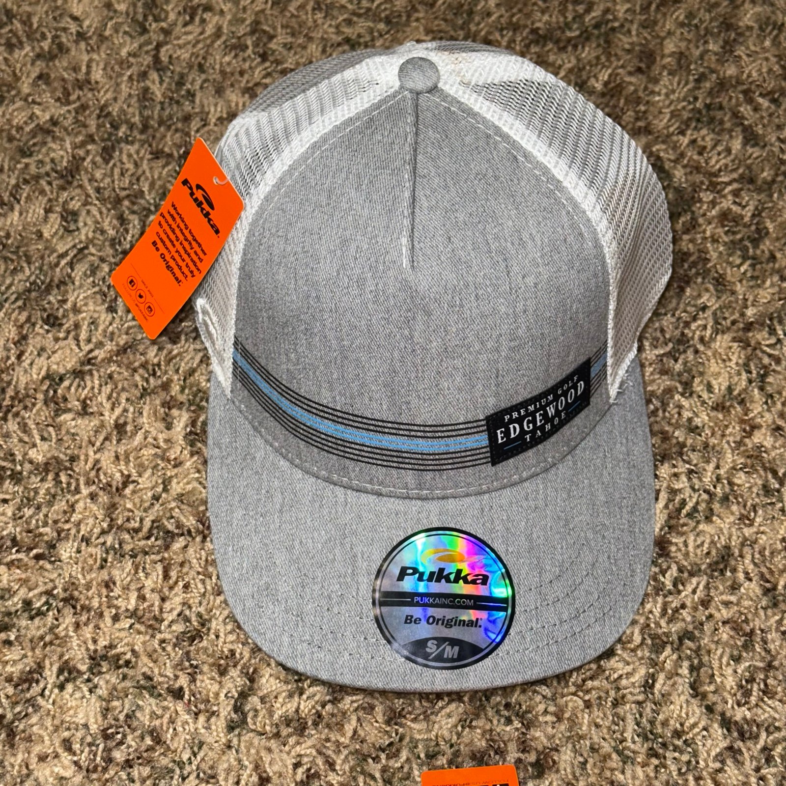 Edgewood Golf Course Small Medium Cap Hat Brand New Lake Tahoe Stretch Fit