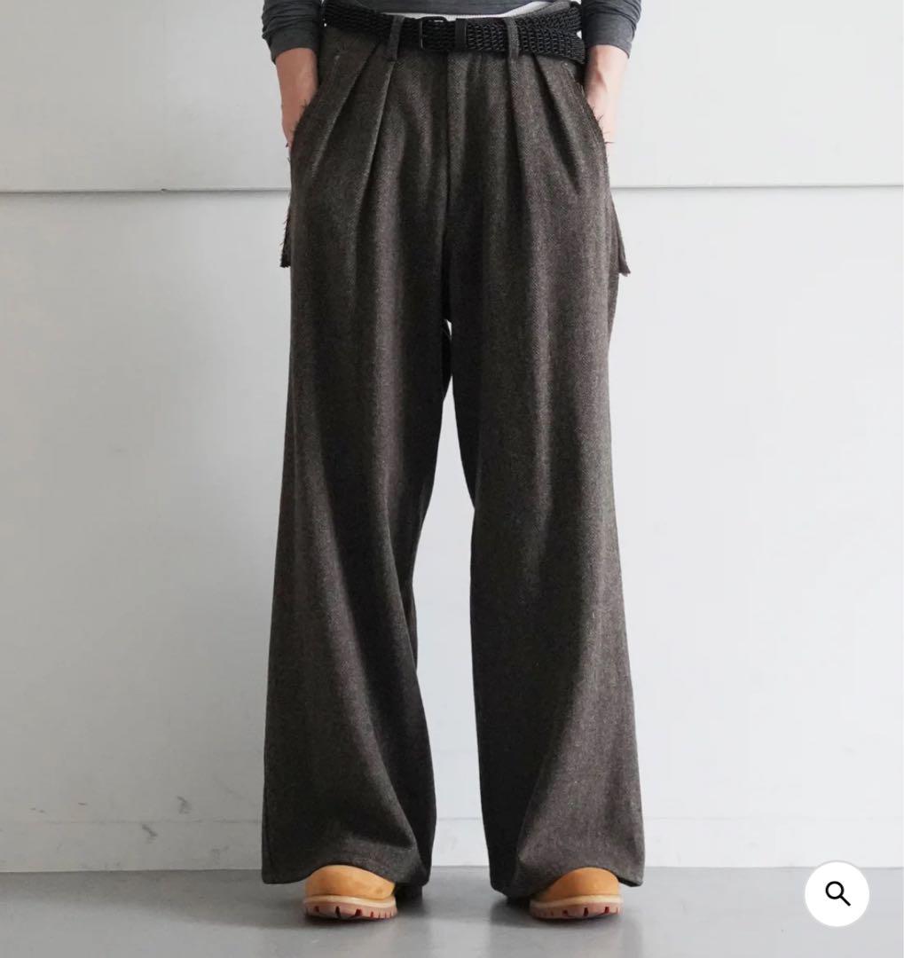 sulvam Herring Boneslashwide Pants