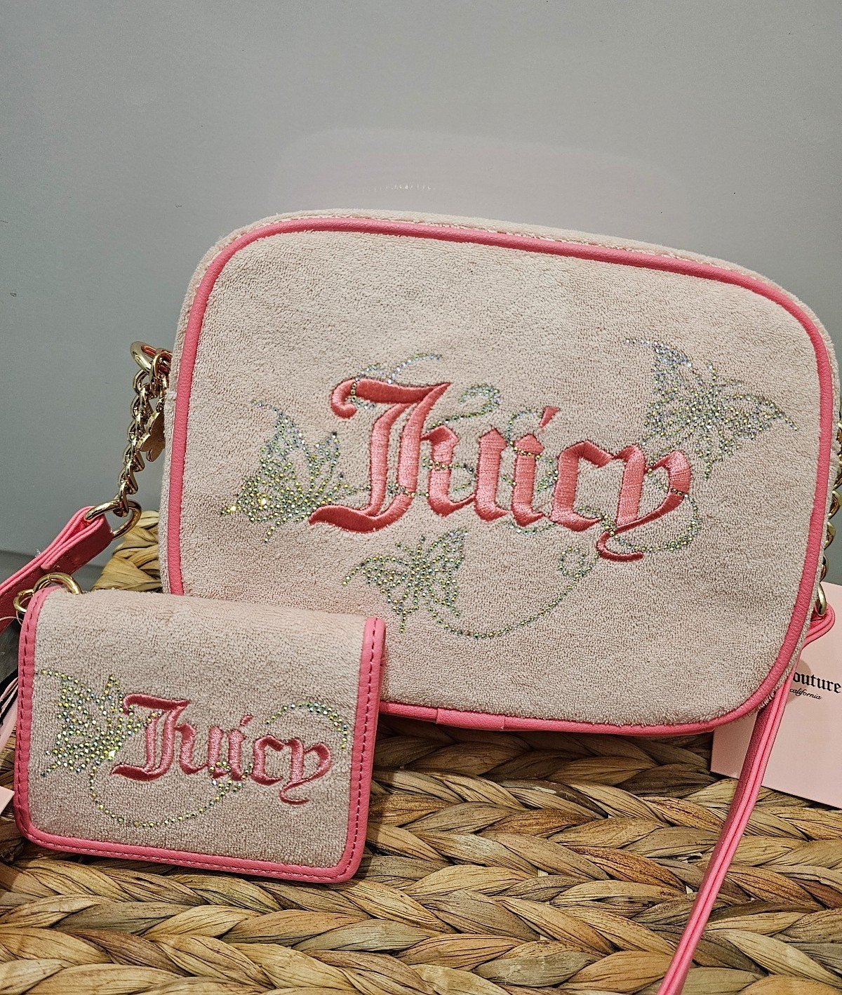 Juicy Couture Wingin it camera bag and wallet